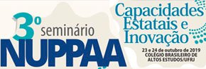 3Âº SeminÃ¡rio NUPPAA 2019 -  23 e 24 de outubro de 2019 - InscriÃ§Ãµes abertas