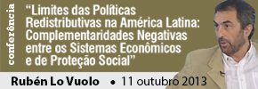 ConferÃªncia com o professor RubÃ©n Lo Vuolo, do CIEPP-Argentina